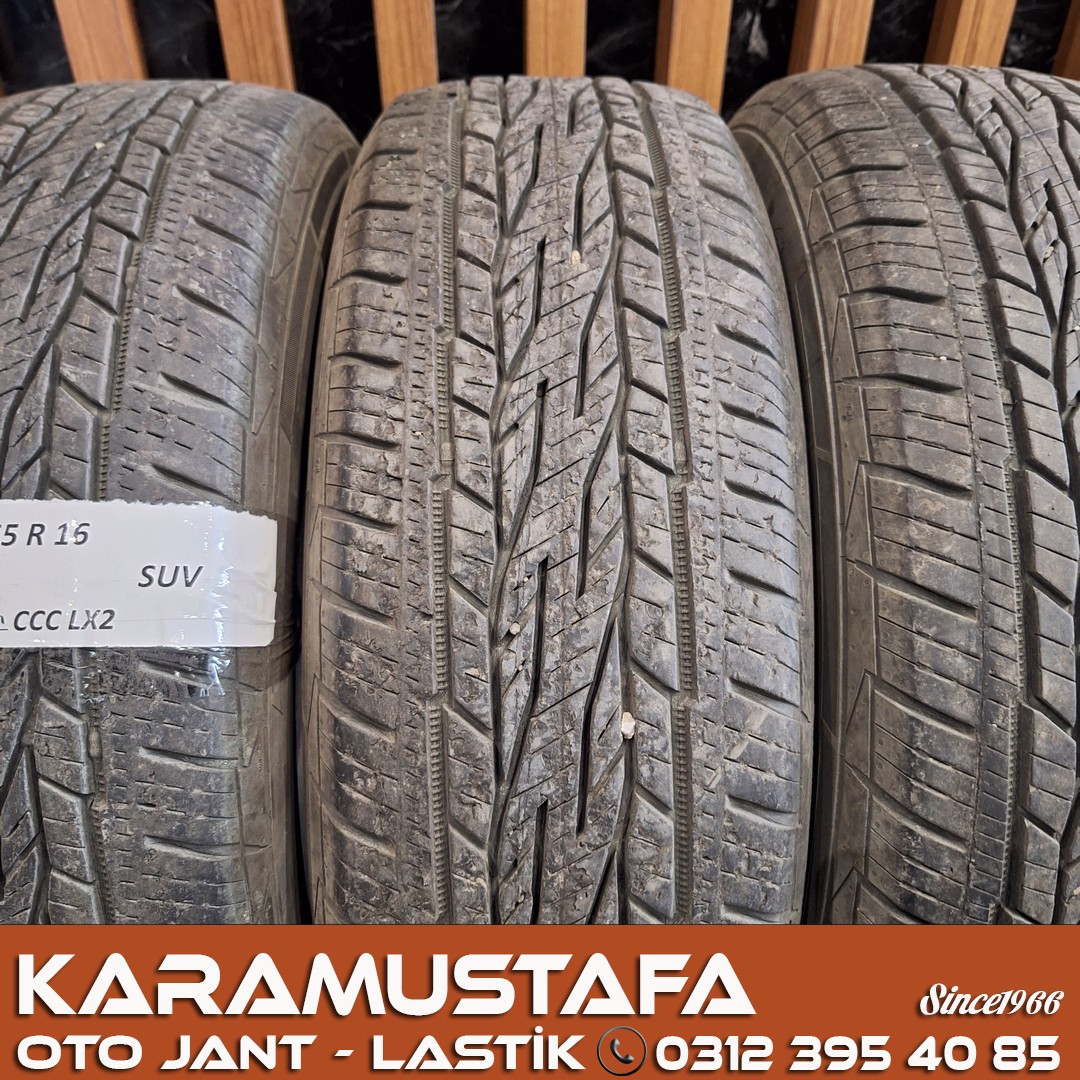 215 65 R 16 CONTINENTAL LCX2 98H * 2018 * 4 ADET * CYL5735