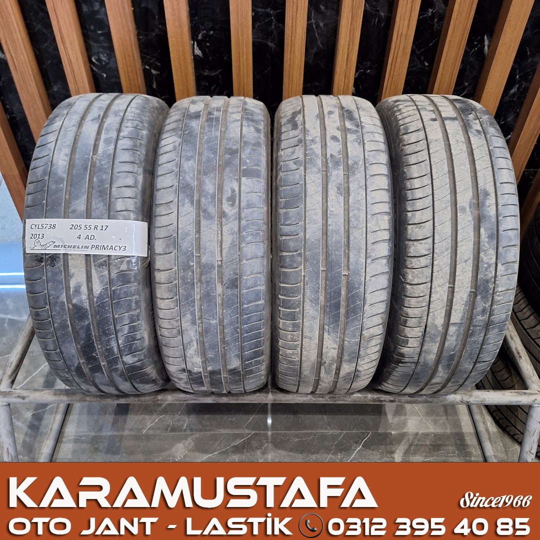 205 55 R 17 MICHELIN PM3 95V * 2013 * 4 ADET * CYL5738
