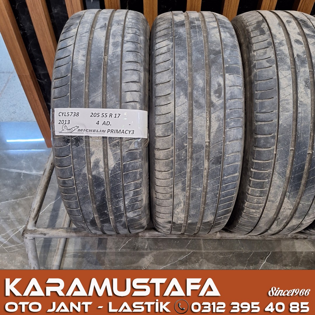 205 55 R 17 MICHELIN PM3 95V * 2013 * 4 ADET * CYL5738