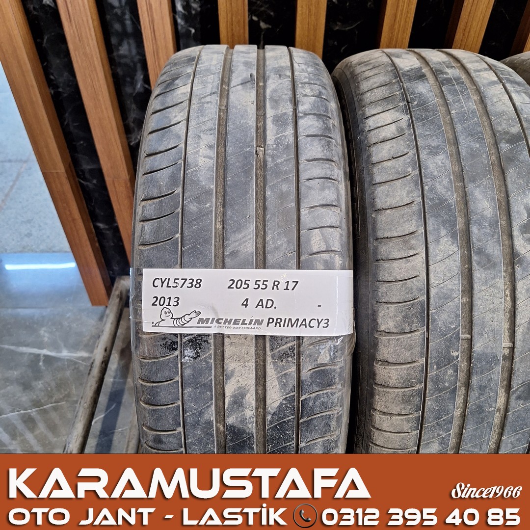 205 55 R 17 MICHELIN PM3 95V * 2013 * 4 ADET * CYL5738
