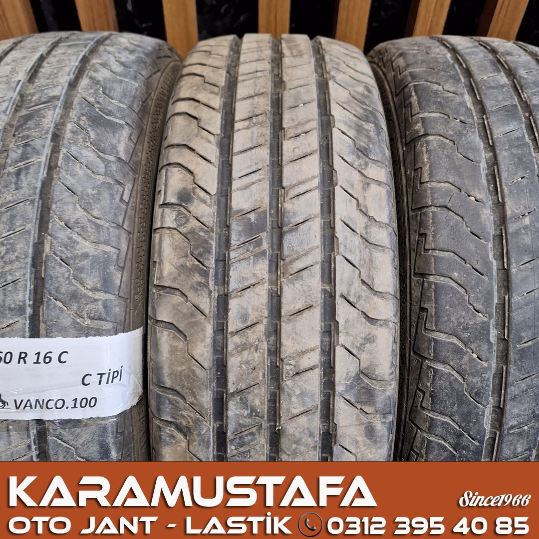 195 60 R 16 CONTINENTAL CVC100 99H * 2020 * 4 ADET * CYL5739