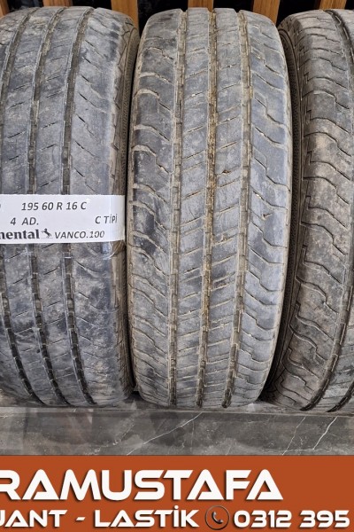 195 60 R 16 CONTINENTAL CVC100 99H * 2021 * 4 ADET * CYL5740