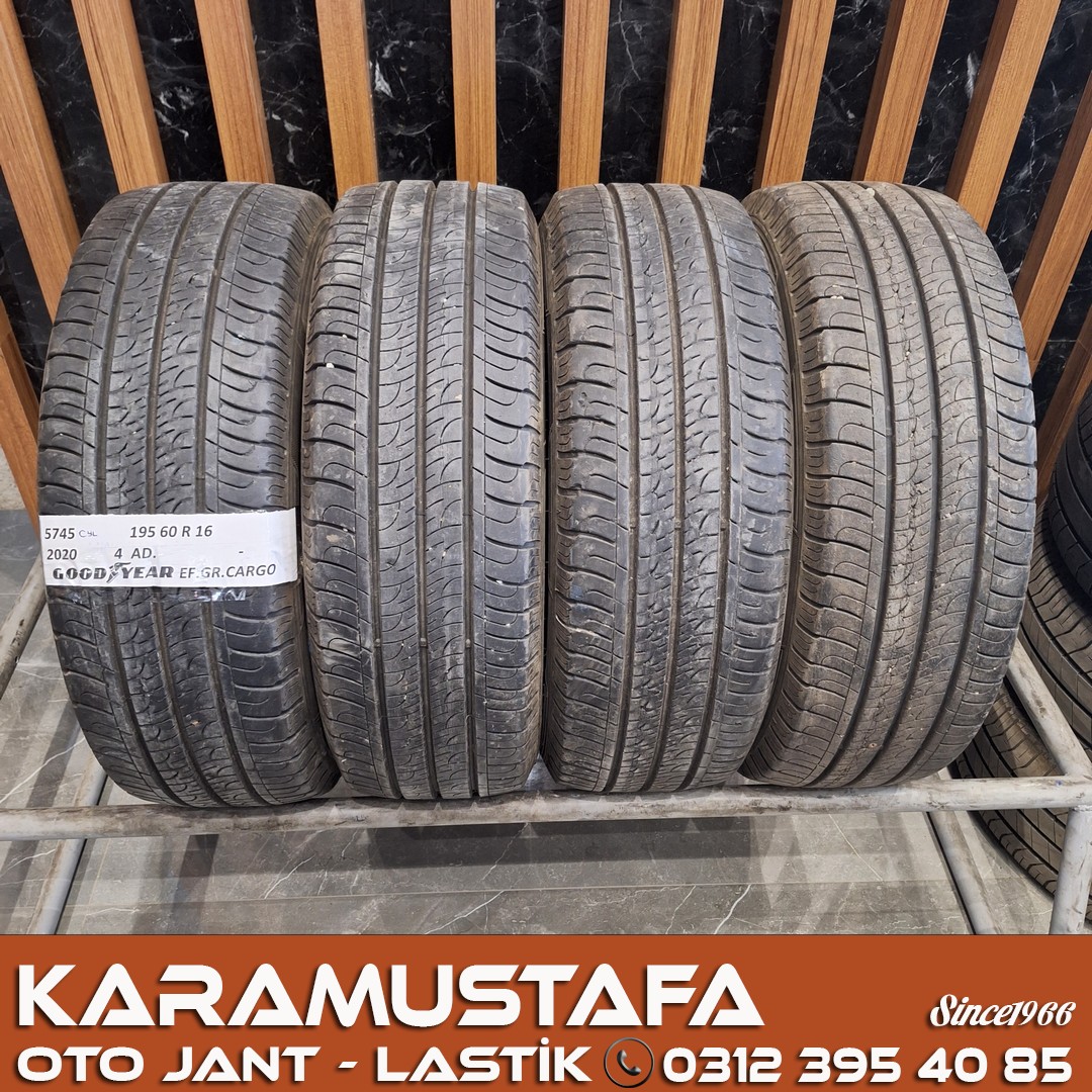 195 60 R 16 GOODYEAR EFGP 99H * 2020 * 4 ADET * CYL5745
