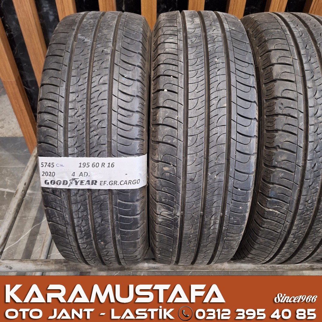 195 60 R 16 GOODYEAR EFGP 99H * 2020 * 4 ADET * CYL5745