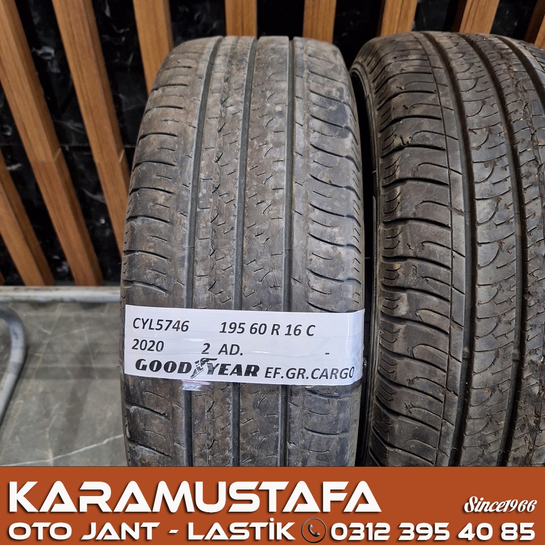 195 60 R 16 GOODYEAR EFGP 99H * 2020 * 2 ADET * CYL5746