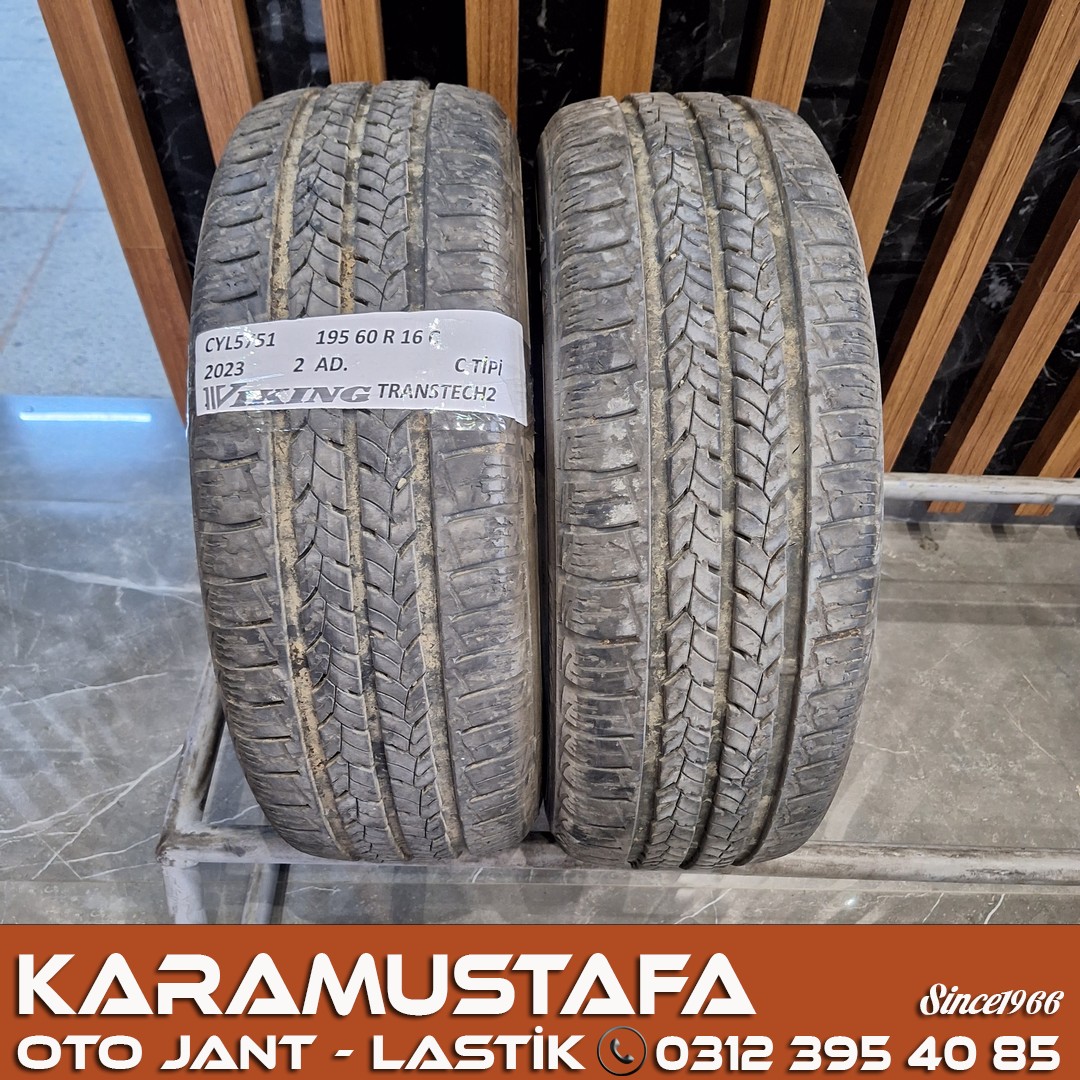 195 60 R 16 VIKING TT2 99T * 2023 * 2 ADET * CYL5751
