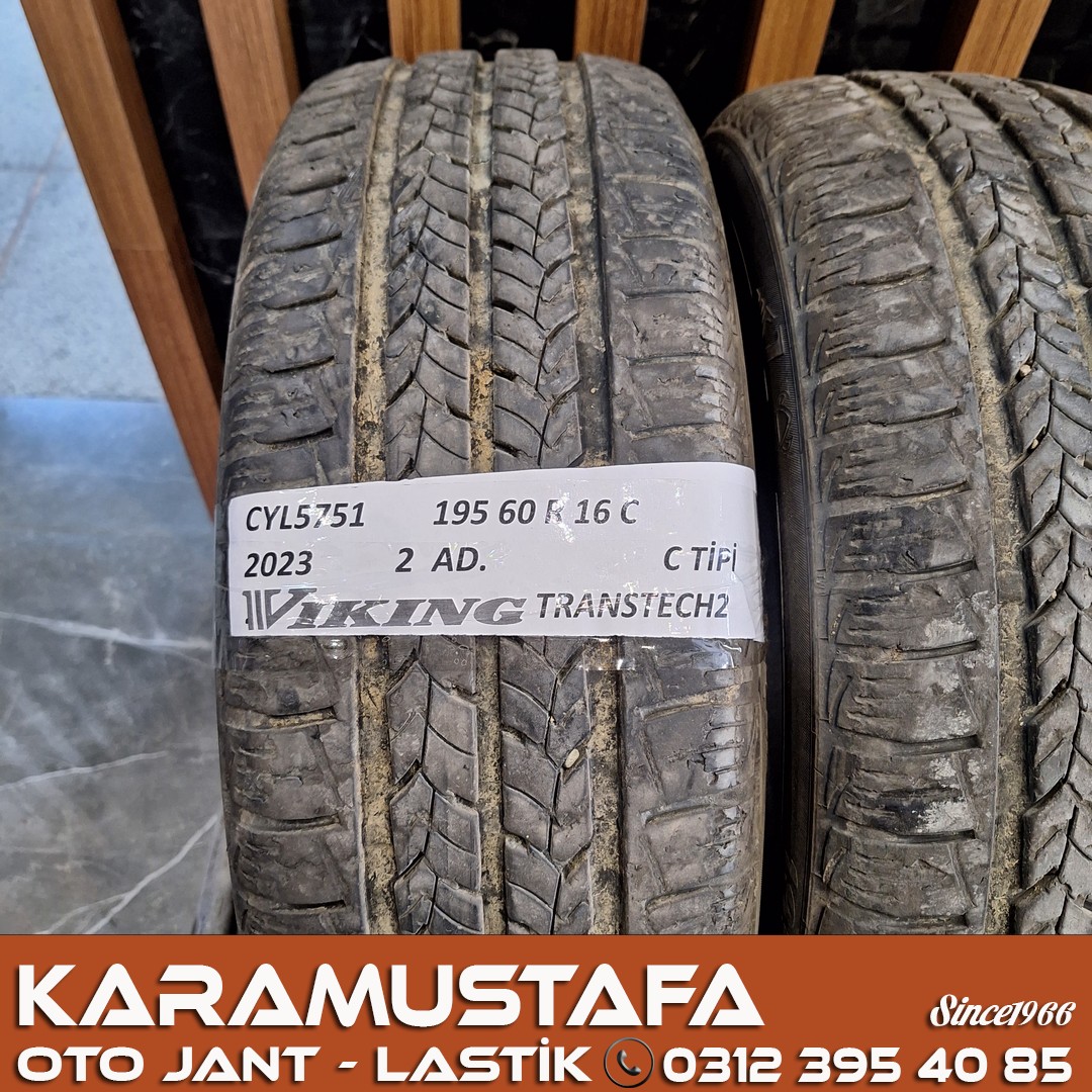 195 60 R 16 VIKING TT2 99T * 2023 * 2 ADET * CYL5751