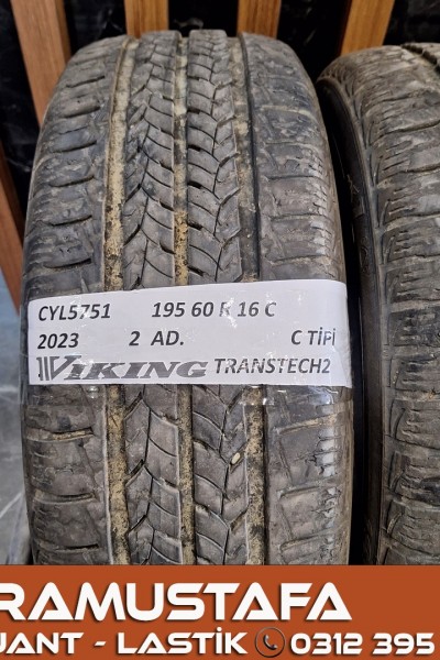 195 60 R 16 VIKING TT2 99T * 2023 * 2 ADET * CYL5751 **