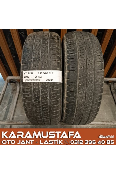 195 60 R 16 PETLAS PT835 97T * 2022 * 2 ADET * CYL5754 **