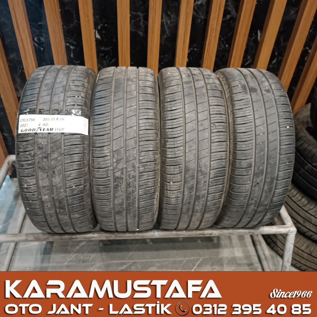 205 55 R 16 GOODYEAR EFGP 91V * 2021 * 4 ADET * CYL5756