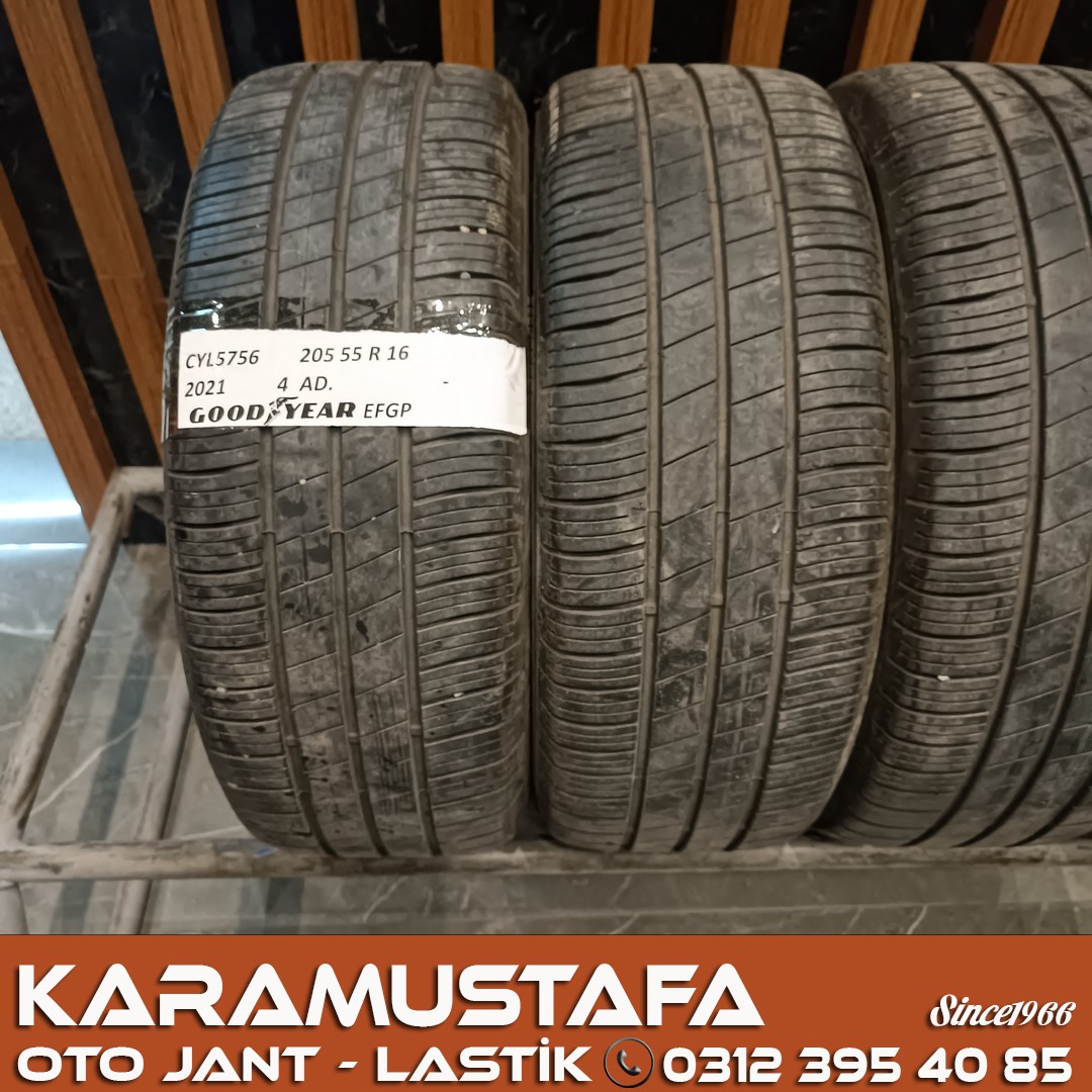 205 55 R 16 GOODYEAR EFGP 91V * 2021 * 4 ADET * CYL5756