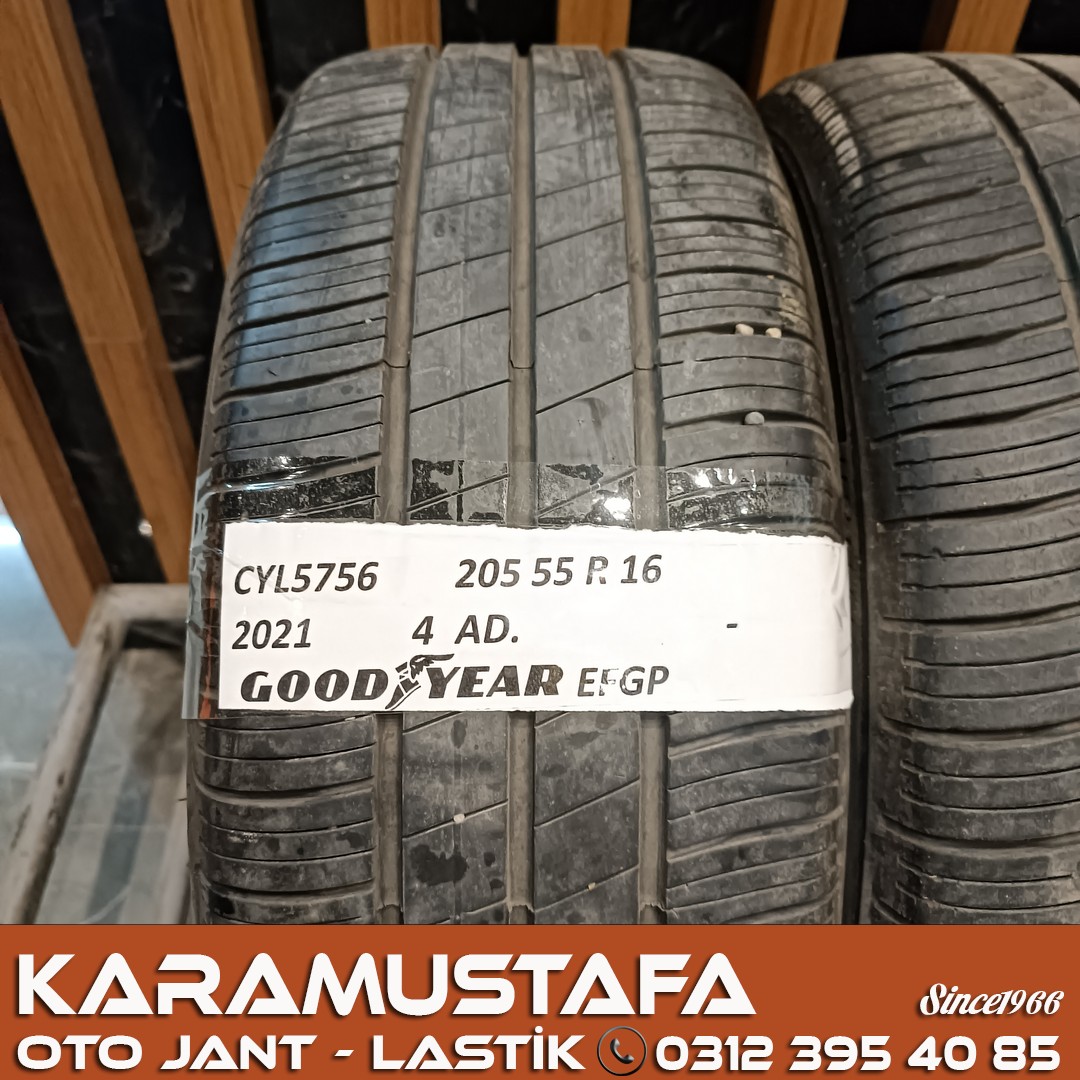 205 55 R 16 GOODYEAR EFGP 91V * 2021 * 4 ADET * CYL5756