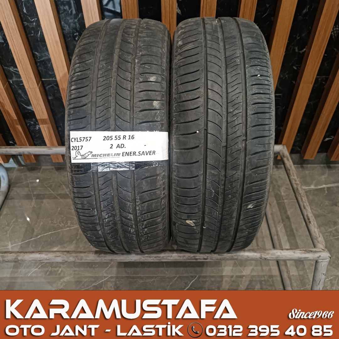 205 55 R 16 MICHELIN ENERGY SAVER 91V * 2017 * 2 ADET * CYL5757