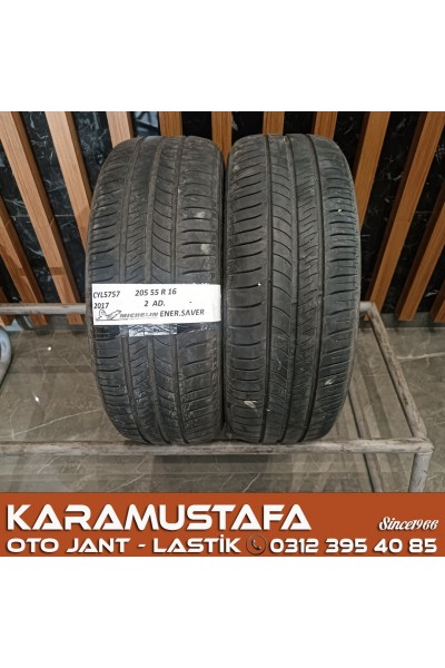 205 55 R 16 MICHELIN ENERGY SAVER 91V * 2017 * 2 ADET * CYL5757 **