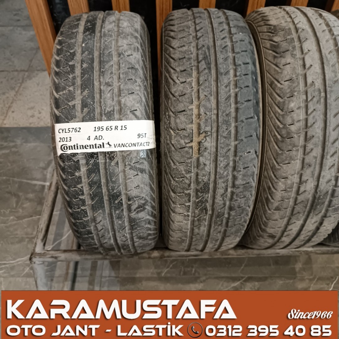 195 65 R 15 CONINENTAL VANCO2 95T * 2013 * 4 ADET * CYL5762