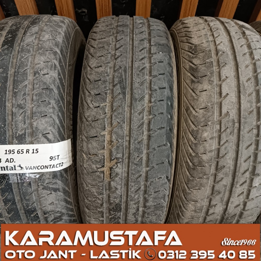 195 65 R 15 CONINENTAL VANCO2 95T * 2013 * 4 ADET * CYL5762