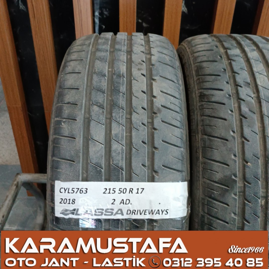 215 50 R 17 LASSA DRIVEWAYS 95W * 2018 * 2 ADET * CYL5763