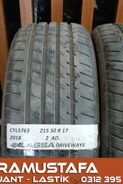 215 50 R 17 LASSA DRIVEWAYS 95W * 2018 * 2 ADET * CYL5763
