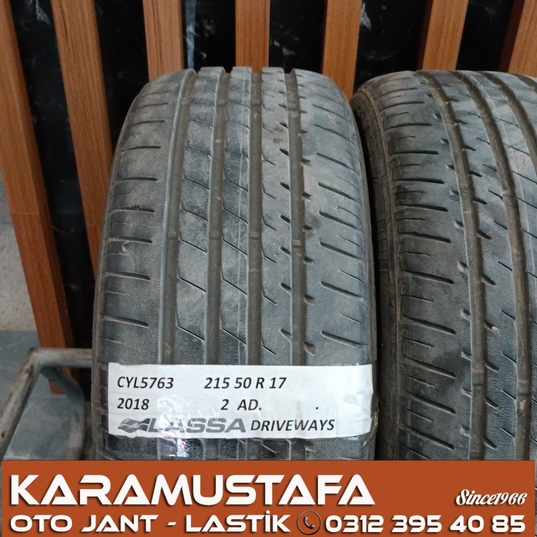 215 50 R 17 LASSA DRIVEWAYS 95W * 2018 * 2 ADET * CYL5763