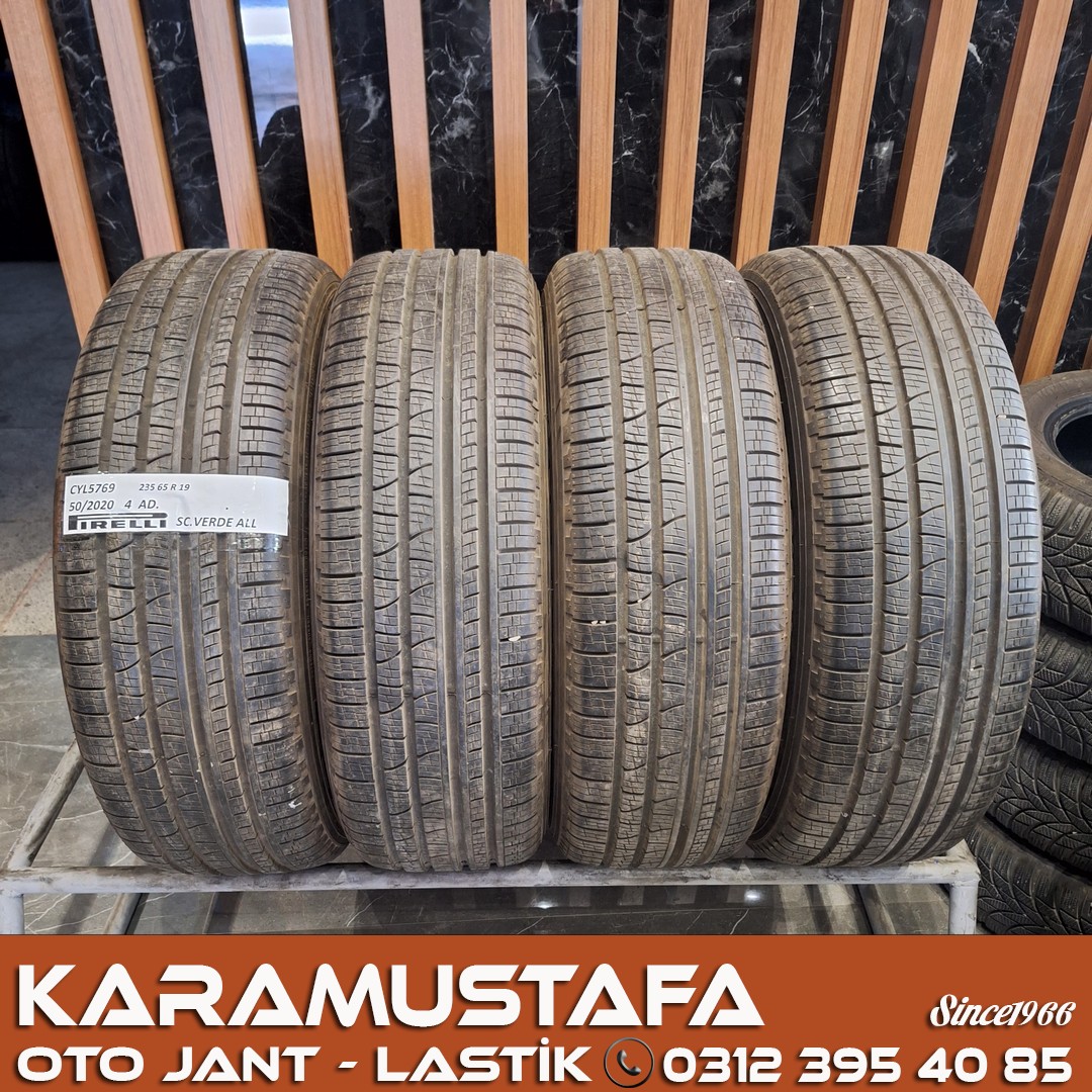 235 65 R 19 PIRELLI SC VERDE AS 109V * 2020 * 4 ADET * CYL5769