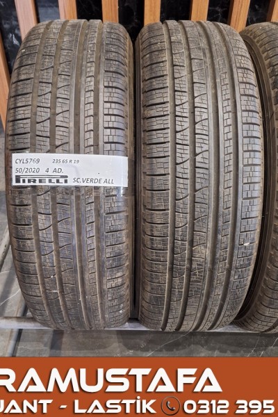 235 65 R 19 PIRELLI SC VERDE AS 109V * 2020 * 4 ADET * CYL5769 **