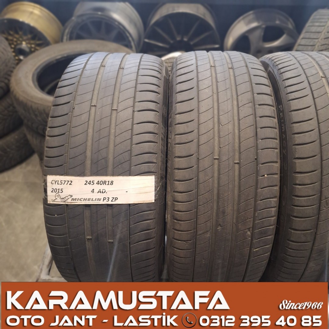 245 40 R 18 MICHELIN PRIMACY3 MOE 97Y * 2015 * 4 ADET * CYL5772