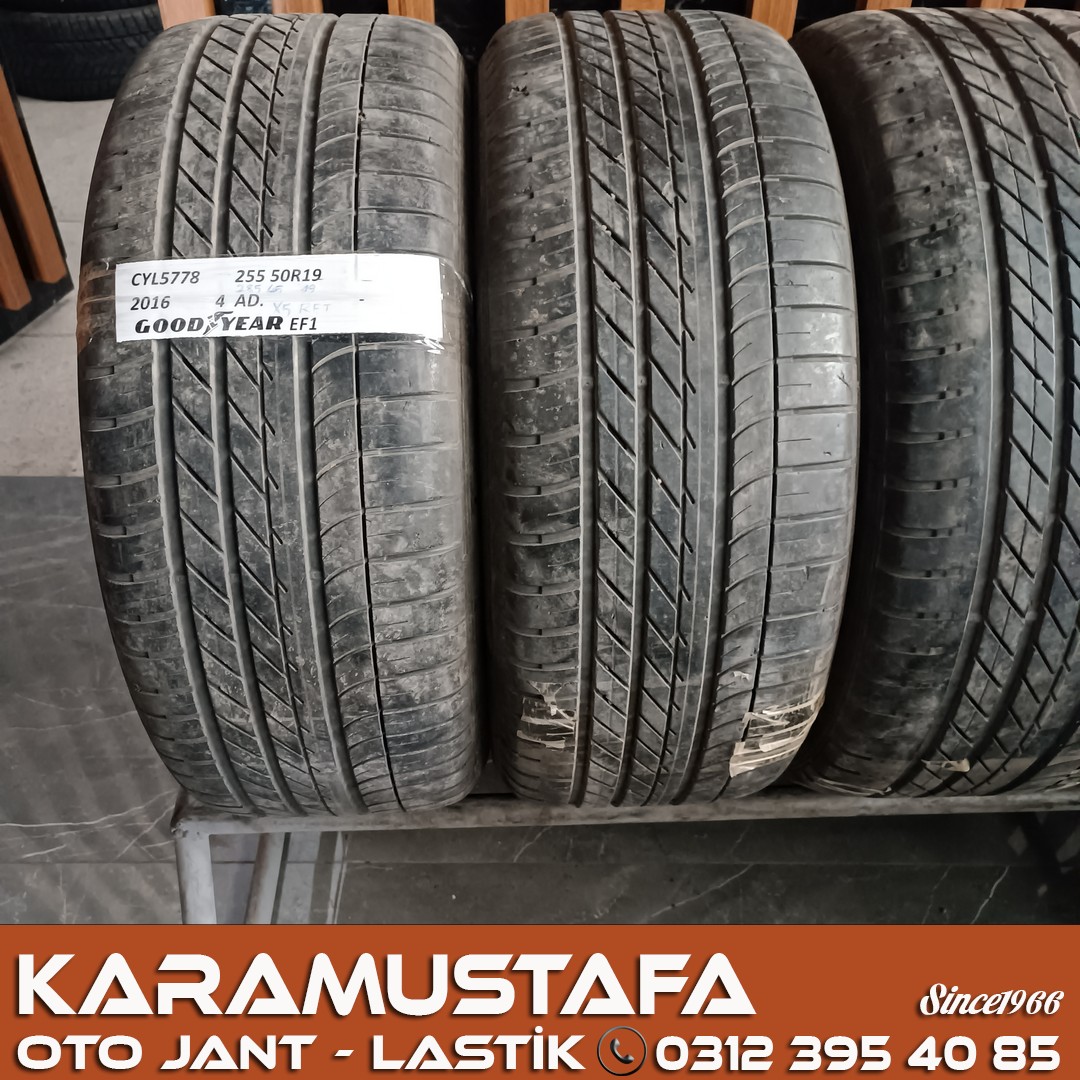 255 50 R 19 GOODYEAR EG F1 RSC RFT 107W * 2016 * 4 ADET * CYL5778