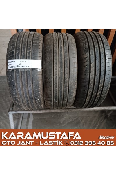 225 50 R 17 GOODYEAR EFFICIENT GRIP PERFORMANCE * 2015 * 3 ADET * CYL5780 **