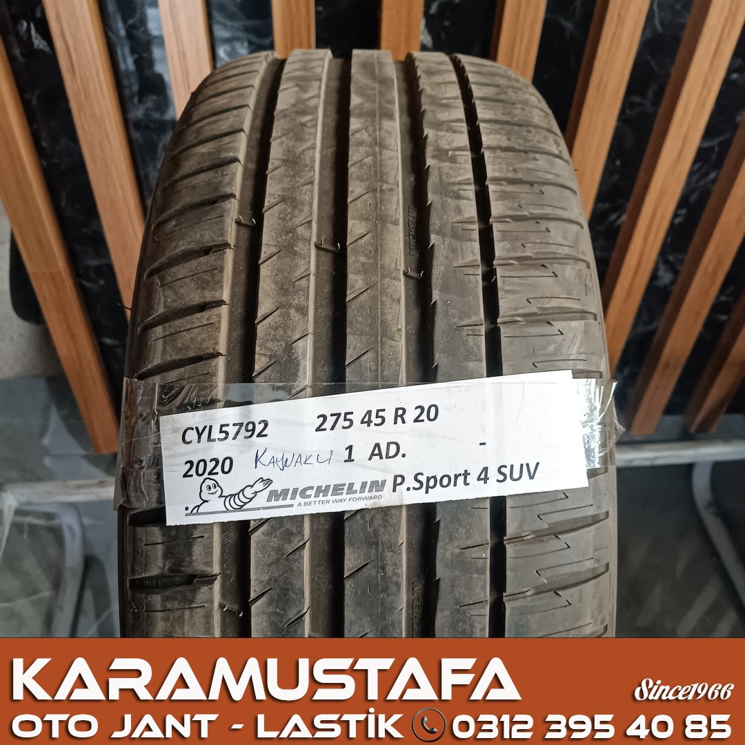 275 45 R 20 MICHELIN PILOT SPORT 4 SUV * 110V * 2020 * 1 ADET * CYL5792