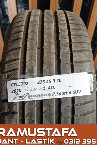 275 45 R 20 MICHELIN PILOT SPORT 4 SUV * 110V * 2020 * 1 ADET * CYL5792