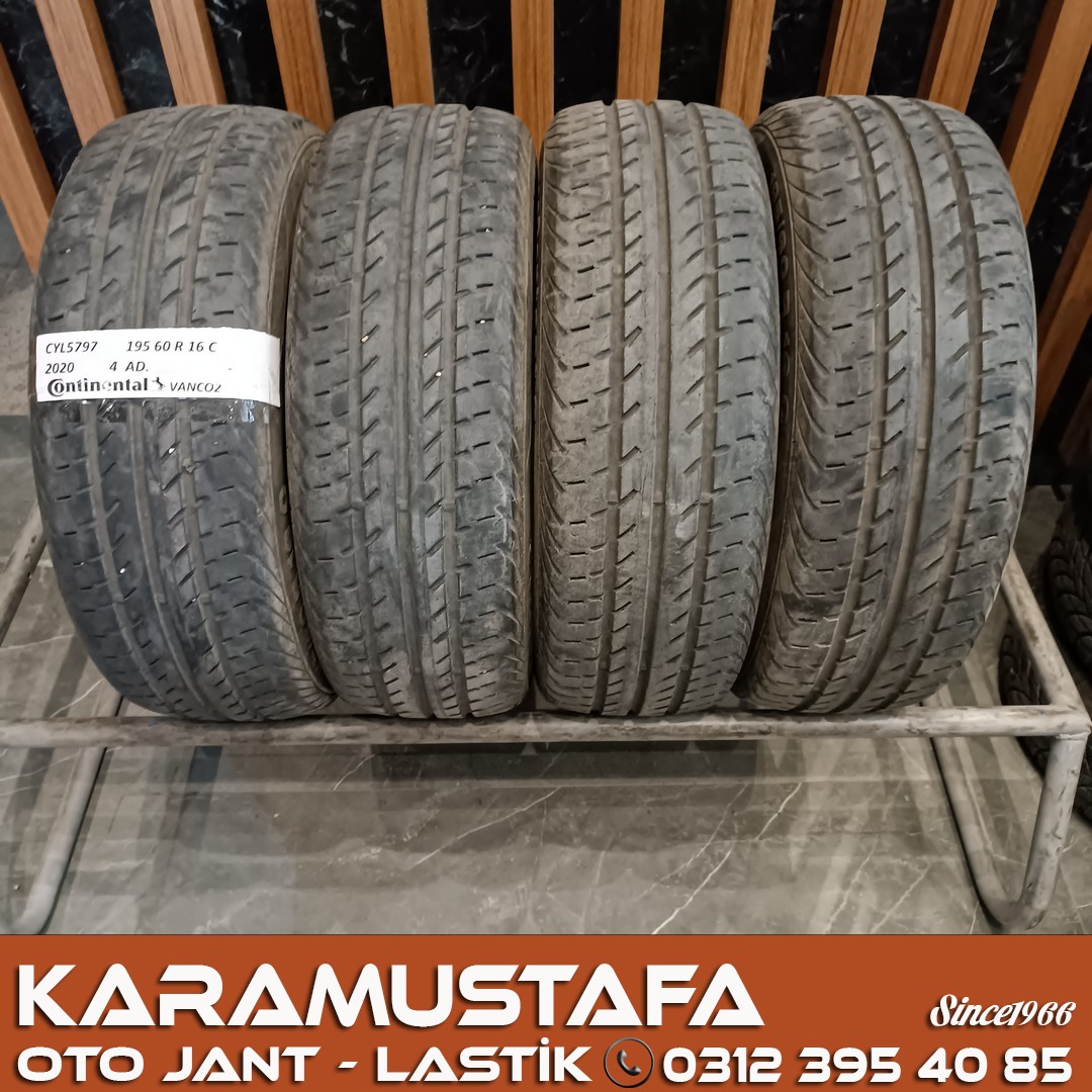 195 60 R 16 C CONTINENTAL * 2020 *  4 ADET * CYL5797