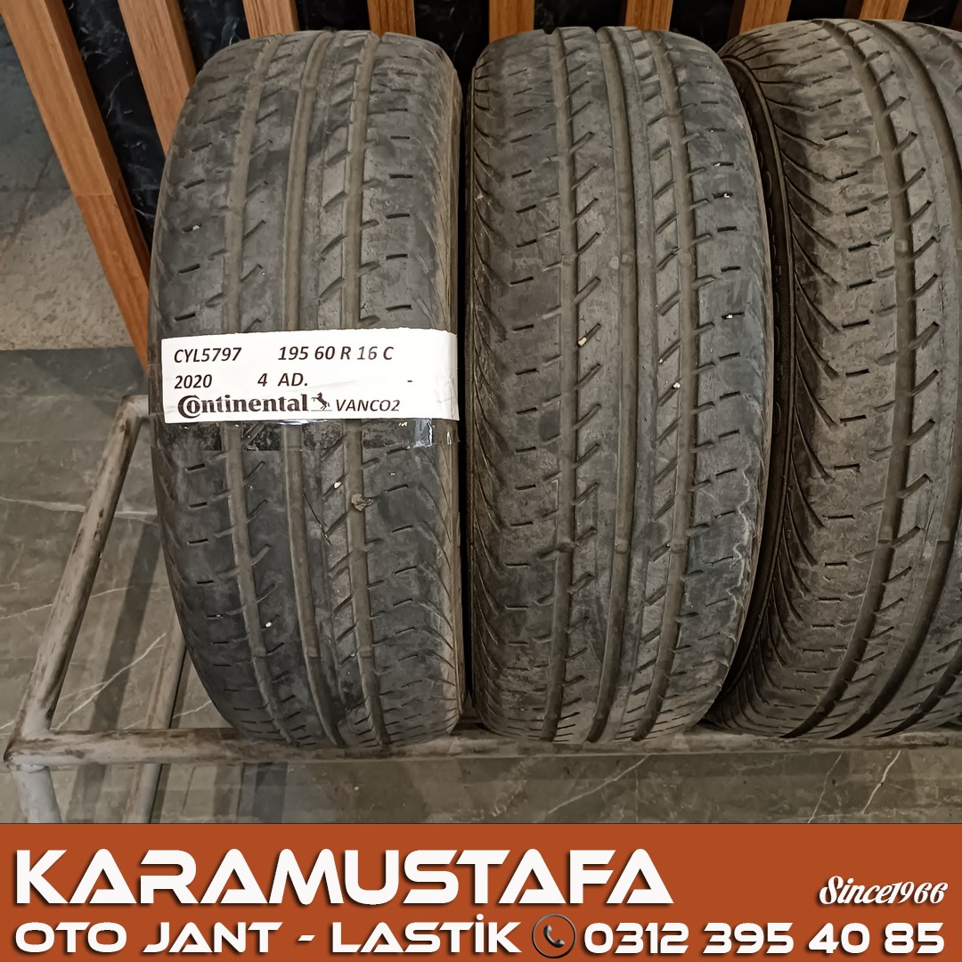 195 60 R 16 C CONTINENTAL * 2020 *  4 ADET * CYL5797