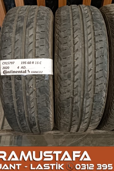 195 60 R 16 C CONTINENTAL * 2020 *  4 ADET * CYL5797 **