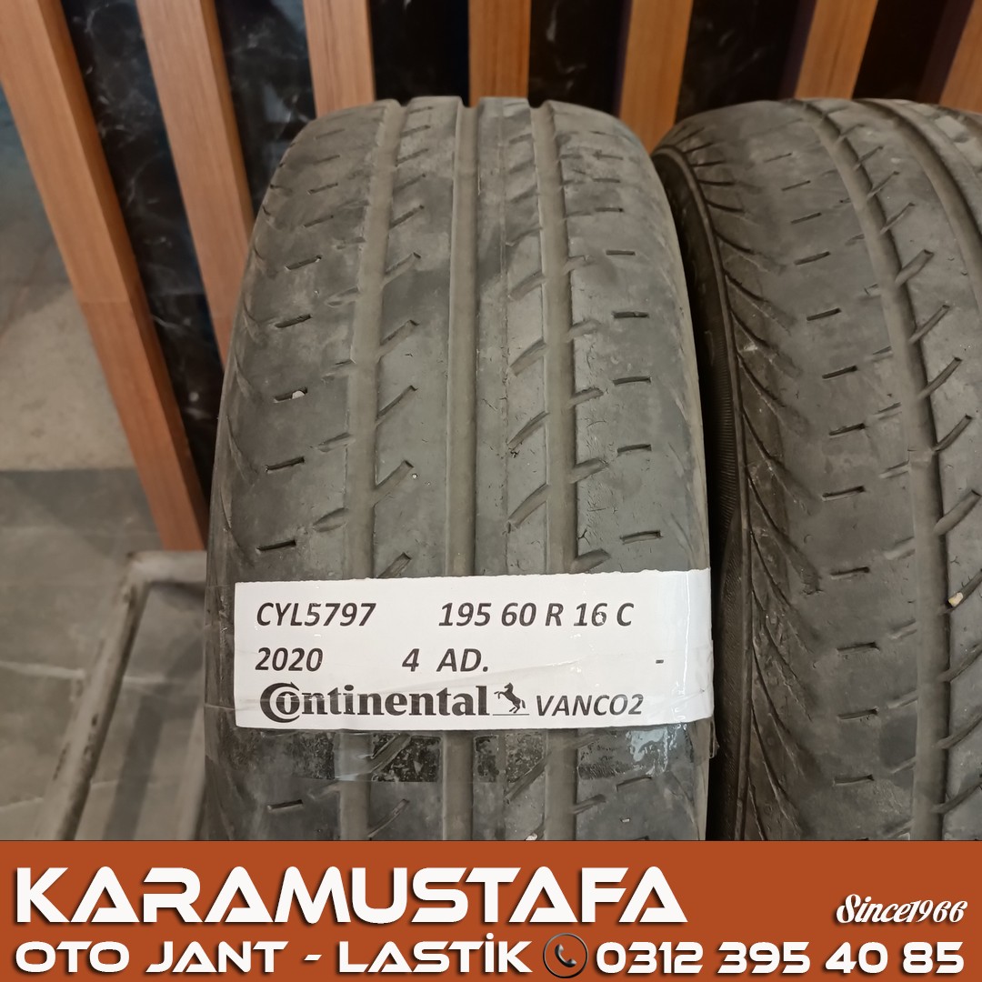 195 60 R 16 C CONTINENTAL * 2020 *  4 ADET * CYL5797