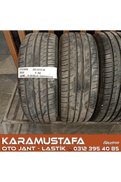 205 55 R 16 LASSA GREENWAYS 91V * 2018 * 2 ADET * CYL5806 **
