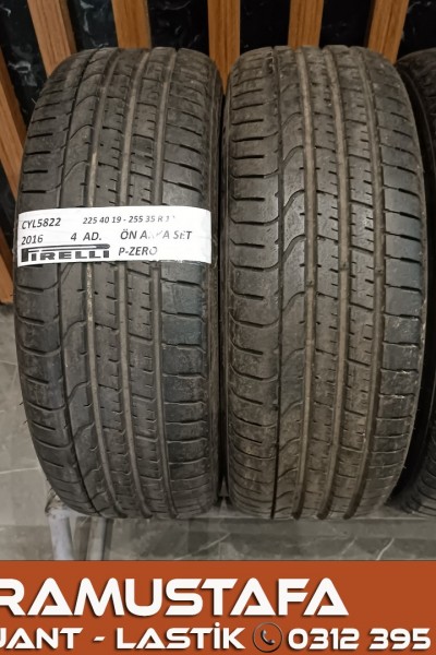 225 40 R 19  255 35 R 19 PIRELLI PZERO 93Y * 2016 * 4 ADET * CYL5822