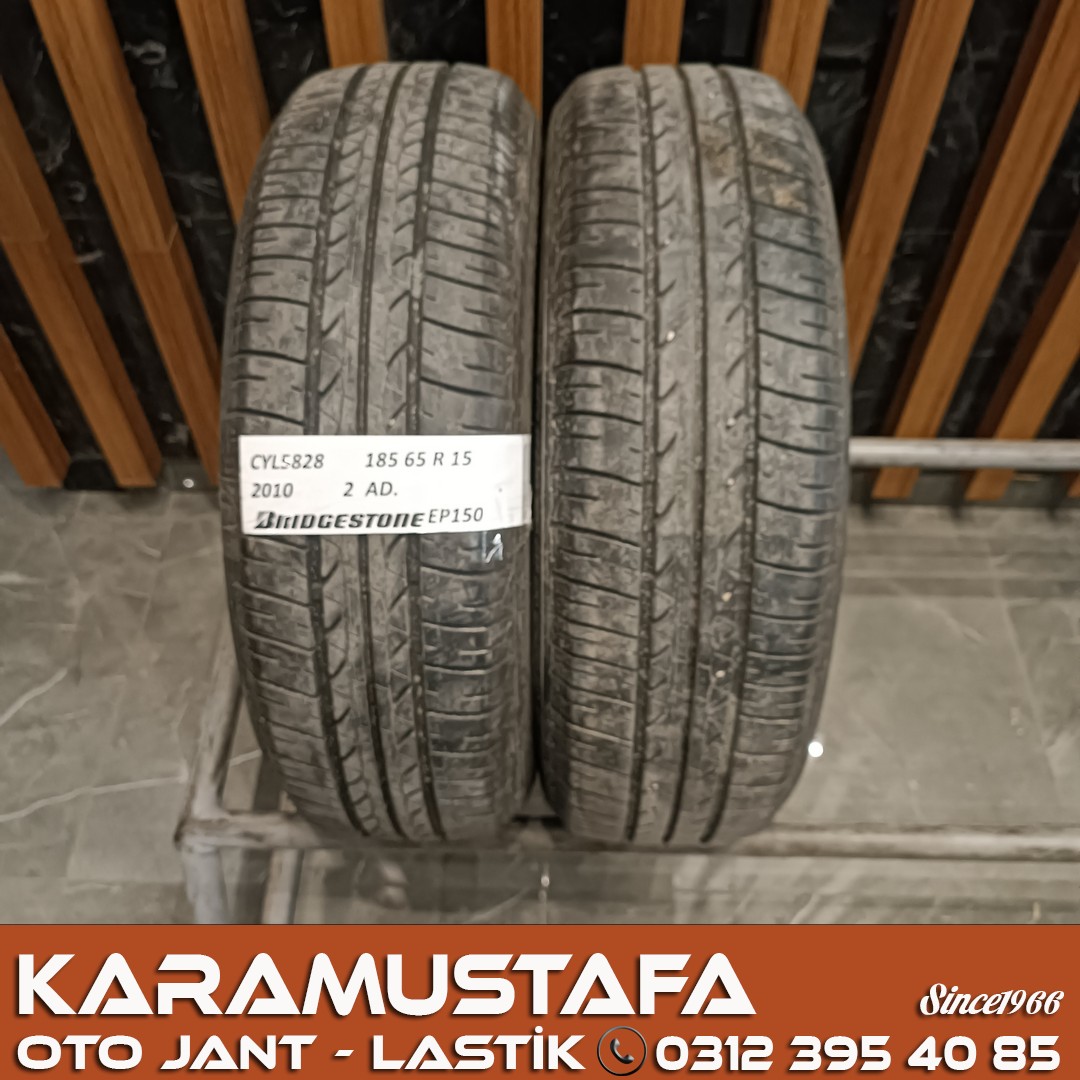 185 65 R 15 BRIDGESTONE EP150 * 2010 * 2 ADET * CYL5828