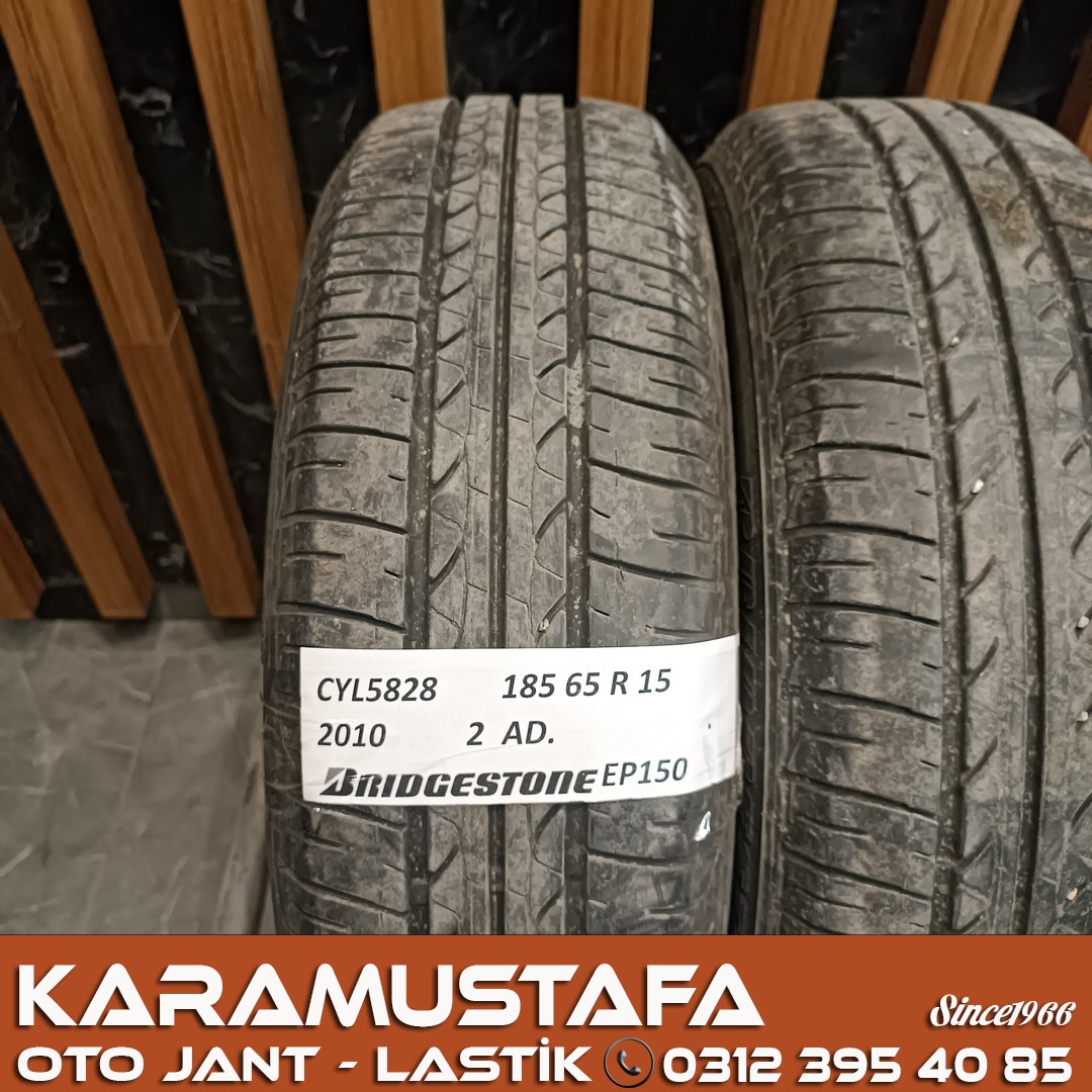 185 65 R 15 BRIDGESTONE EP150 * 2010 * 2 ADET * CYL5828