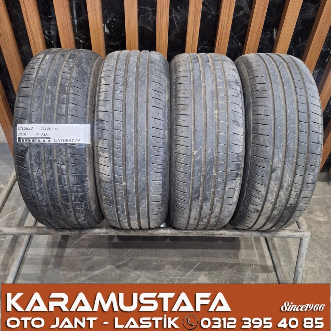 215 55 R 17 PIRELLI CP7 94W * 2018 * 4 ADET * CYL5833