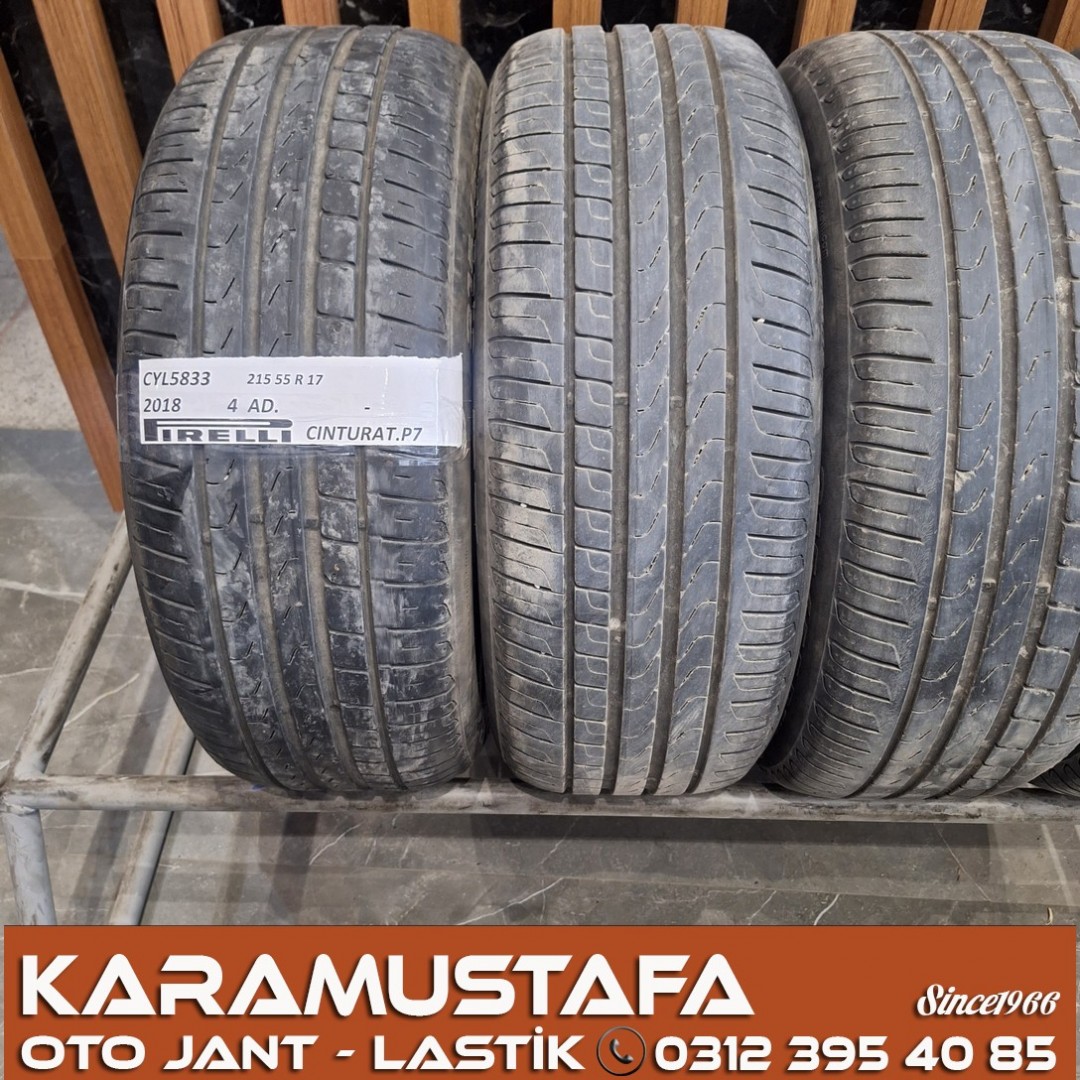 215 55 R 17 PIRELLI CP7 94W * 2018 * 4 ADET * CYL5833