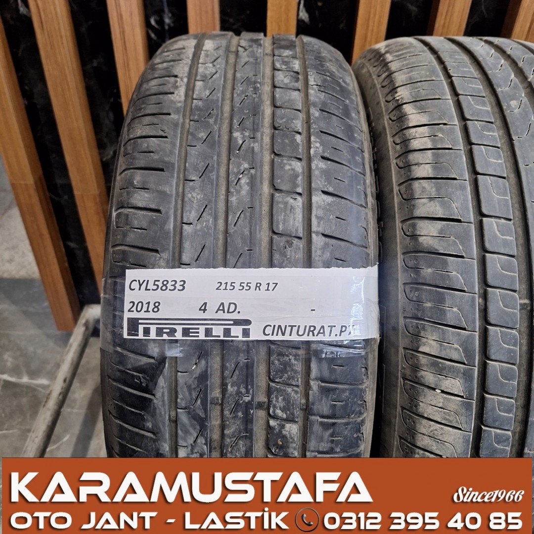 215 55 R 17 PIRELLI CP7 94W * 2018 * 4 ADET * CYL5833
