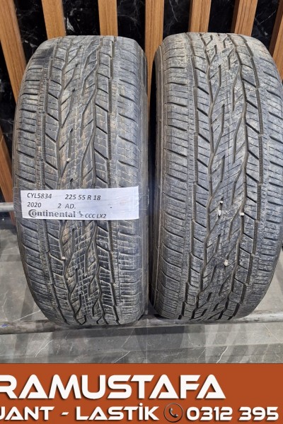 225 55 R 18 CONTINENTAL CCCLX2 98V * 2020 * 2 ADET * CYL5834 **