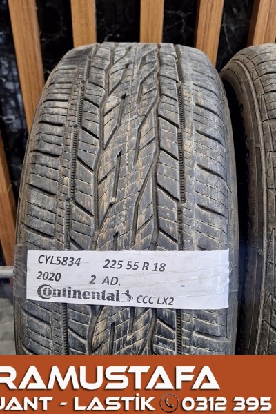 225 55 R 18 CONTINENTAL CCCLX2 98V * 2020 * 2 ADET * CYL5834 **
