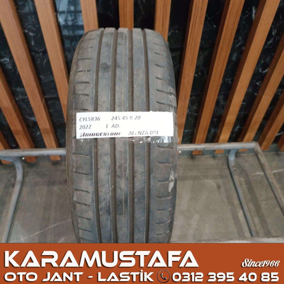 245 45 R 20 BRIDGESTONE ALENZA 001 103W * 2022 * 1 ADET * CYL5836