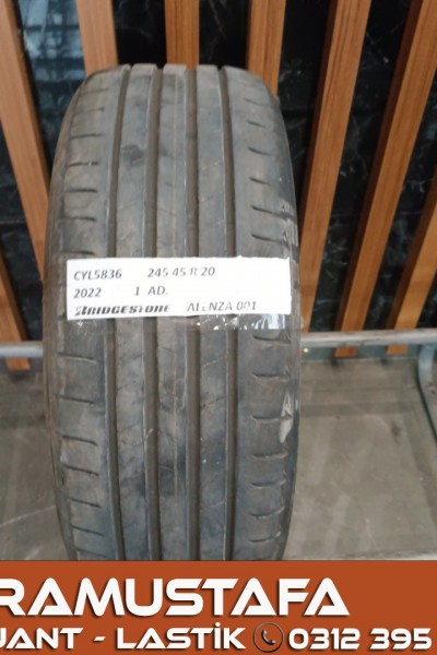 245 45 R 20 BRIDGESTONE ALENZA 001 103W * 2022 * 1 ADET * CYL5836 **