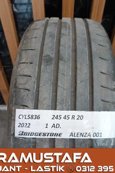 245 45 R 20 BRIDGESTONE ALENZA 001 103W * 2022 * 1 ADET * CYL5836 **
