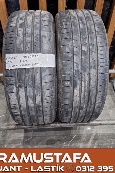 205 50 R 17 DUNLOP LM705 93V * 2022 * 2 ADET * CYL5847 **