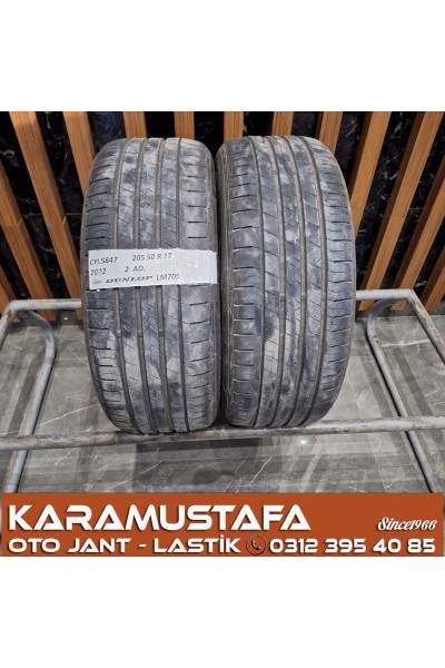 205 50 R 17 DUNLOP LM705 93V * 2022 * 2 ADET * CYL5847 **