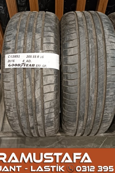 205 55 R 16 GOODYEAR EGP 91V * 2016 *  4 ADET * CYL5851 **
