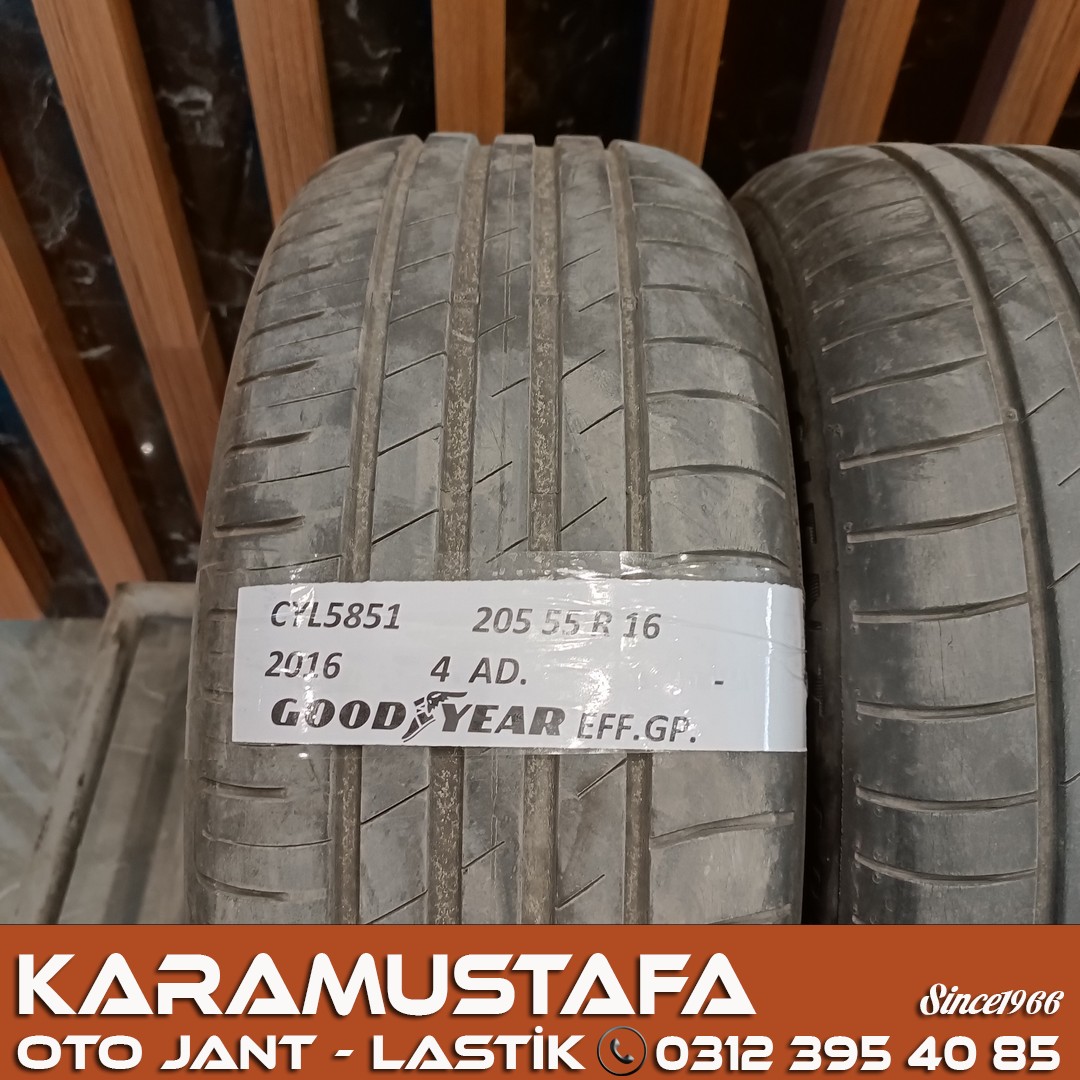 205 55 R 16 GOODYEAR EFFICIENT GRIP PERFORMANCE 91V * 2016 *  4 ADET * CYL5851